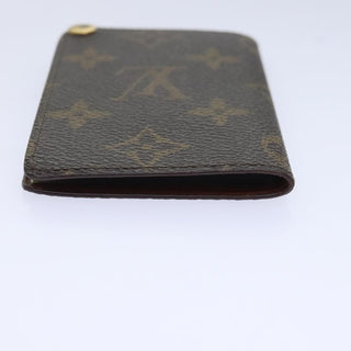 Louis Vuitton Porte Cartes Pression Card Case Monogram Canvas