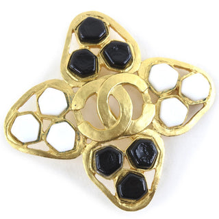 Chanel Vintage CC Brooch Metal