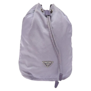 Prada Vela Drawstring Bucket Pouch Tessuto