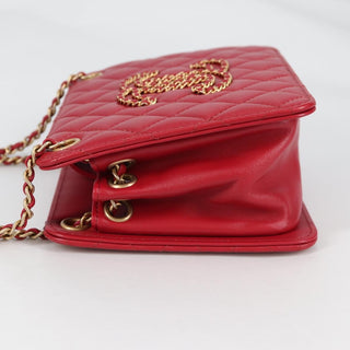 Chanel Once Upon a Time Chain CC Accordion Tote Quilted Calfskin