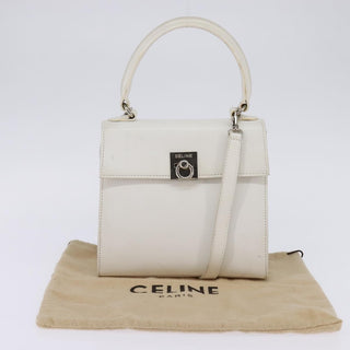 Celine Gancini Handbag Leather