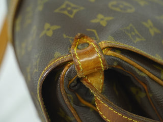 Louis Vuitton Saumur Handbag Monogram Canvas