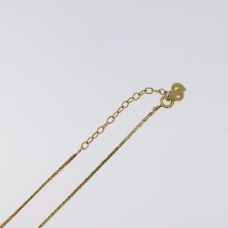 Christian Dior CD Round Pendant Necklace Metal