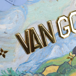 Louis Vuitton Montaigne Handbag Limited Edition Jeff Koons Van Gogh Print Canvas