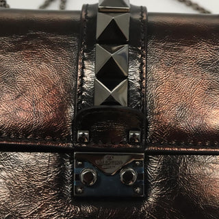 Valentino Garavani Glam Lock Shoulder Bag Leather