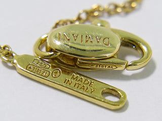 Damiani Belle Epoque Pendant Necklace 18K Yellow Gold and Diamonds