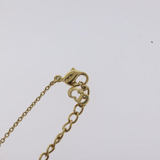 Christian Dior CD Pendant Necklace Gold-plated