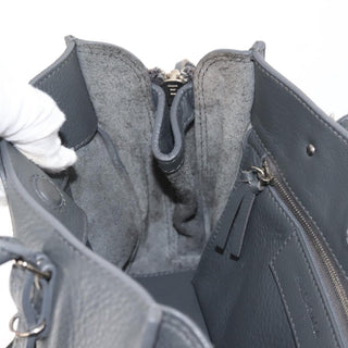 Balenciaga Papier A4 Zip Around Classic Studs Bag Leather