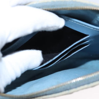 Louis Vuitton New Wave Zipped Pochette Monogram Embroidered Quilted Denim