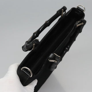 Gucci Vintage Bamboo Handle Bag Nylon