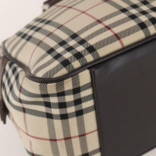 Burberry Nova Check Bowling Bag Canvas