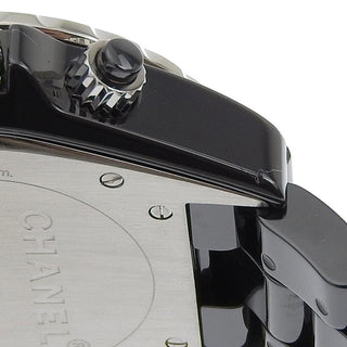 Chanel J12 Chronograph Automatic Watch Ceramic and Stainless Steel