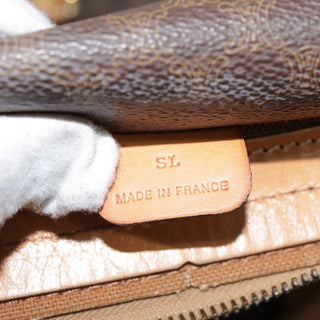 Celine Vintage Boston Bag Macadam Coated Canvas