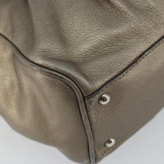 Salvatore Ferragamo Gancini Buckle Shoulder Bag Leather