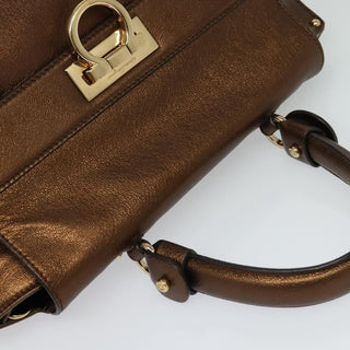 Salvatore Ferragamo Sofia Satchel Leather