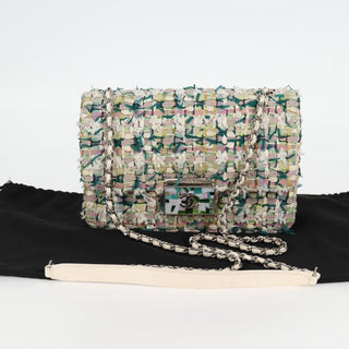 Chanel Beauty Lock Flap Bag Quilted Tweed