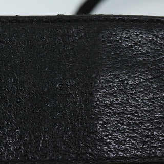 Gucci Vintage Flat Messenger Bag GG Canvas and Leather