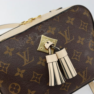 Louis Vuitton Saintonge Handbag Monogram Canvas with Leather