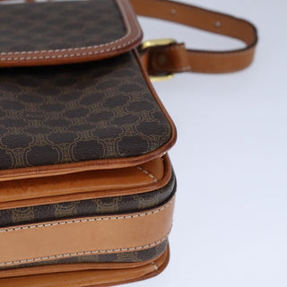 Celine Macadam Shoulder Bag PVC Leather