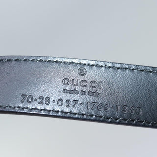 Gucci G Buckle Belt Leather