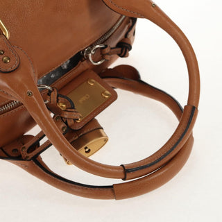 Chloe Paddington Lock Handbag Leather