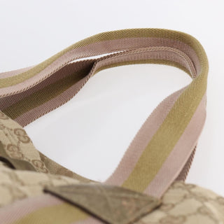 Gucci Original Web Tote GG Canvas