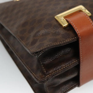 Celine Macadam Shoulder Bag PVC Leather