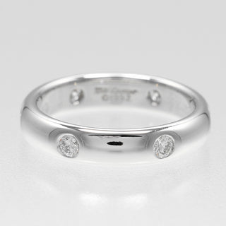 Cartier Stella Band Ring 18K White Gold and Diamonds