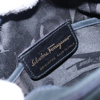 Salvatore Ferragamo Vala Shoulder Bag Suede