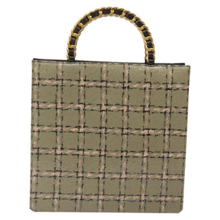 Chanel Chocolate bar tote Leather