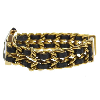 Chanel Premiere Rock Quartz Watch Plated Metal and Leather