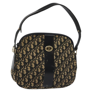 Christian Dior Vintage Trotter Shoulder Bag Canvas