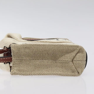 Chloe Woody Tote Canvas with Leather