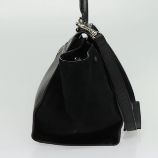 Celine Trapeze Bag Leather with Suede