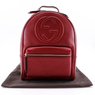 Gucci Soho Chain Backpack Leather