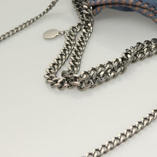 Stella McCartney Falabella Fold Over Crossbody Bag Suede