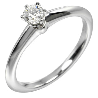 Tiffany & Co. Tiffany Setting Solitaire Ring Platinum with Diamond