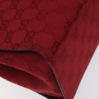 Gucci Vintage Bamboo Handle Tote Canvas