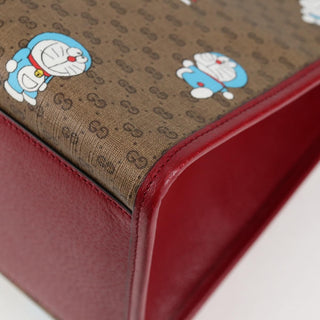 Gucci Doraemon Tote Printed Mini GG Coated Canvas