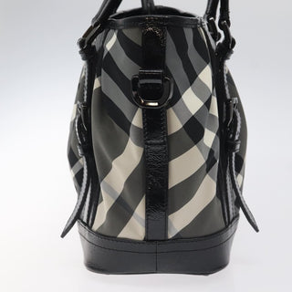 Burberry Lowry Convertible Tote Beat Check Nylon