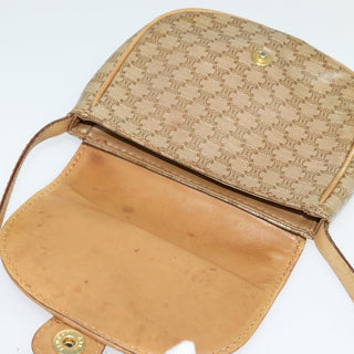 Celine Vintage Macadam Shoulder Bag Macadam Canva  Vinyl