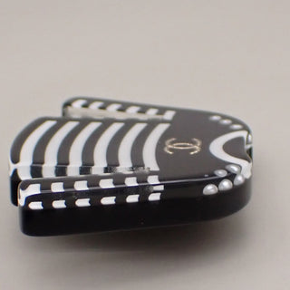 Chanel CC Logo Sweater Clothes Motif Pin Brooch Plastic