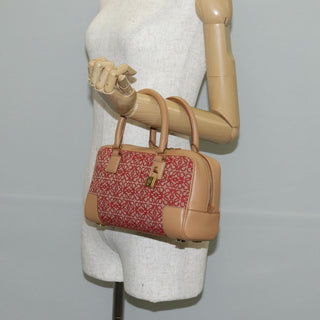 Loewe Amazona Bag Leather and Jacquard Canvas