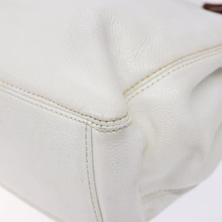 Chanel Vintage Wooden Ring Tote Leather