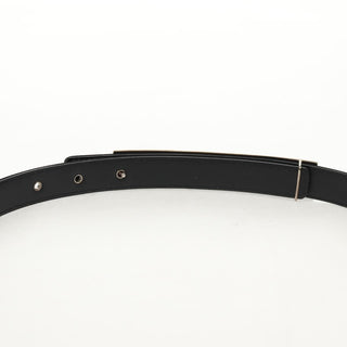 Chanel Logo Belt Leather