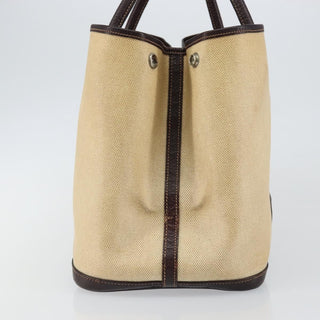 Hermes Garden Party Tote Canvas and Leather