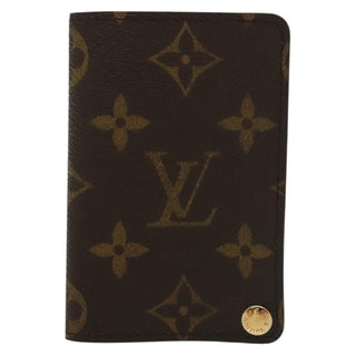 Louis Vuitton Porte Cartes Pression Card Case Monogram Canvas