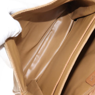 Celine Vintage Macadam Shoulder Bag Canvas and Leather