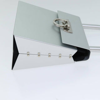 Salvatore Ferragamo Gancini Convertible Top Handle Bag STAINLESS STEEL