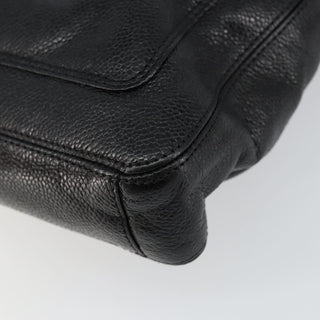 Chanel Vintage Logo Tote Caviar